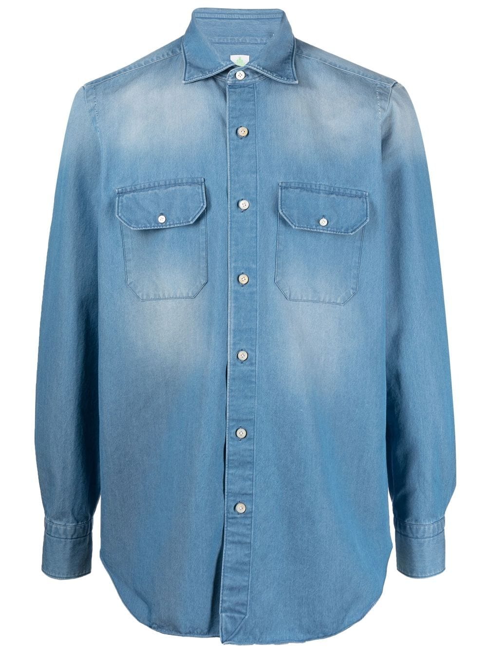 Camicia denim Farfetch Uomo Abbigliamento Camicie Camicie denim Blu 