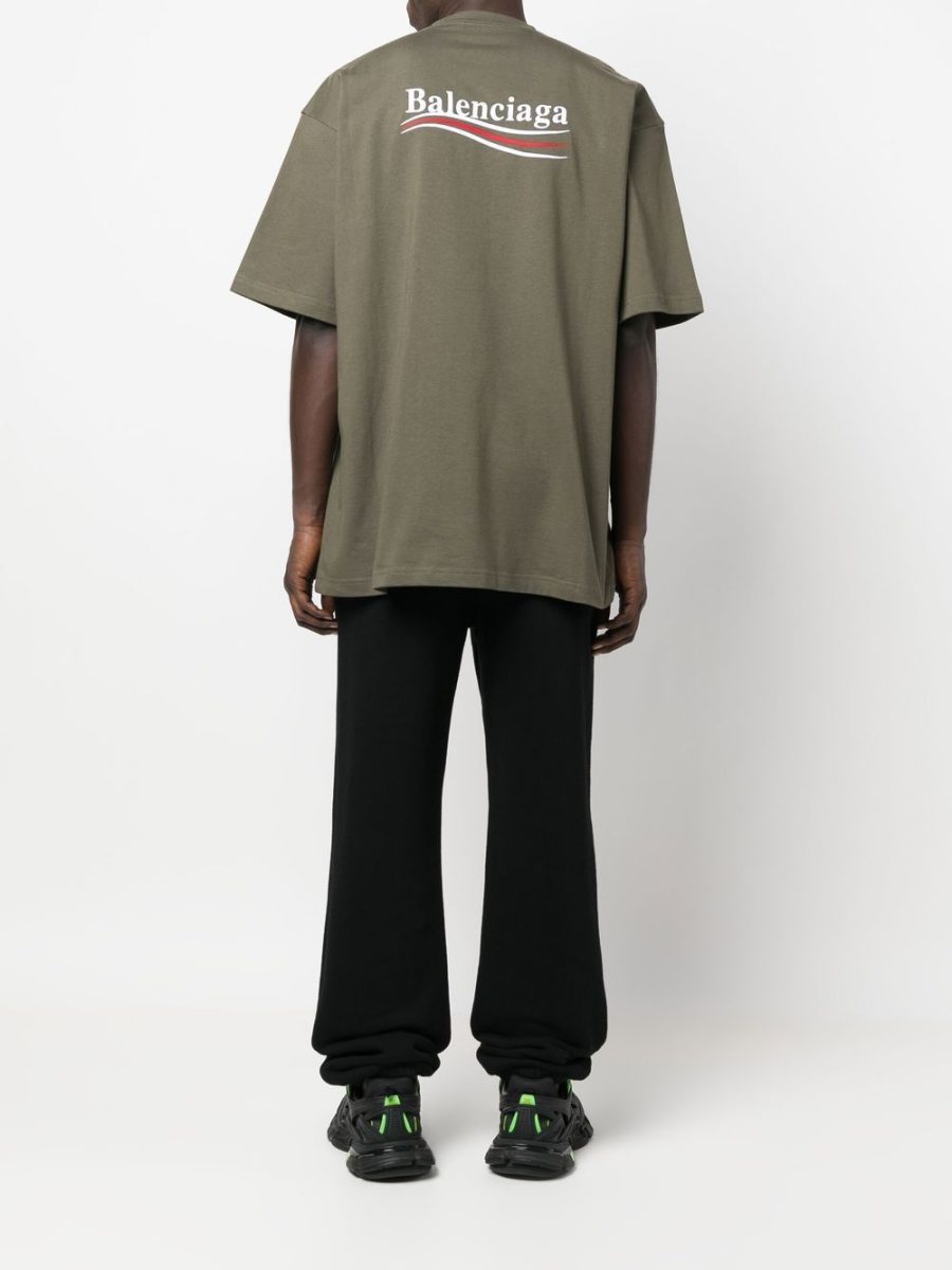 Balenciaga Mens Tape Type TShirt in Washed Black Size XSmall  END  Clothing Rewards  Monetha