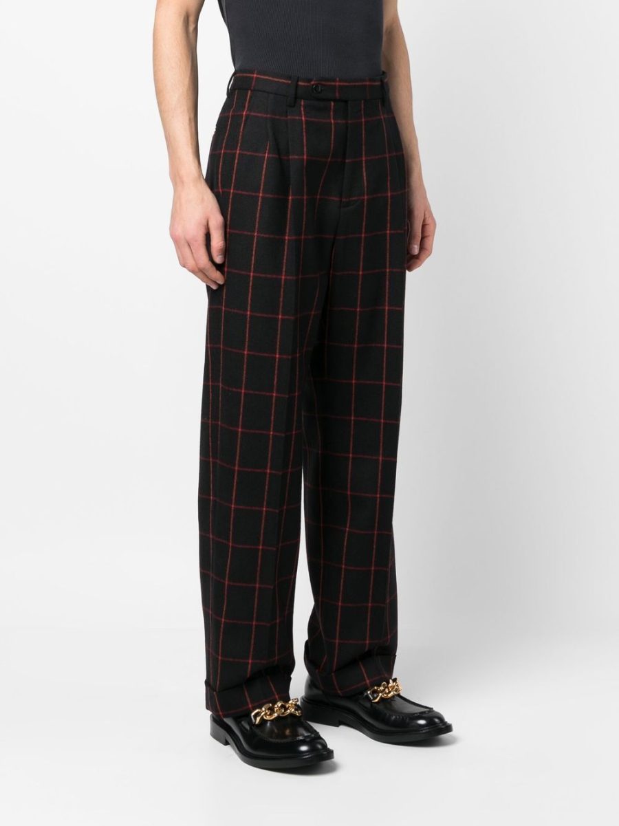 GUCCI StraightLeg Pleated Cotton Trousers for Men  MR PORTER