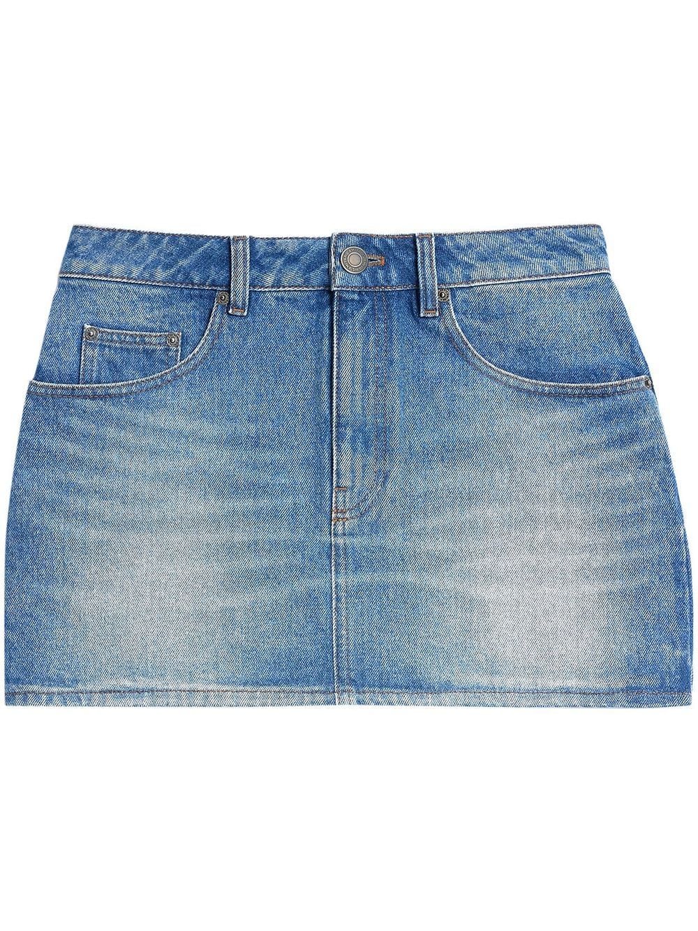 Jean mini skirt paris sale