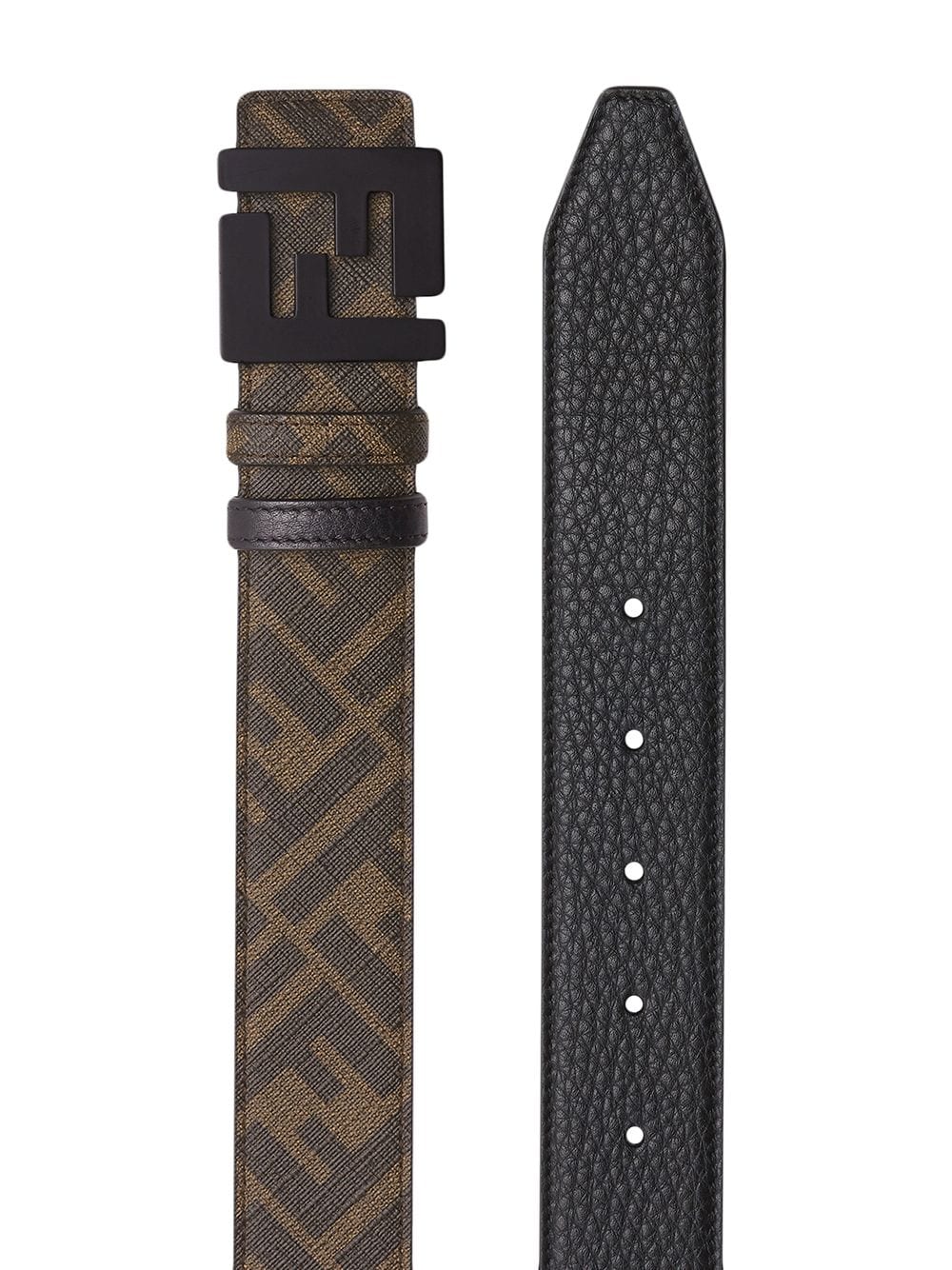 40mm plaque tb grainy leather belt - Burberry - Men