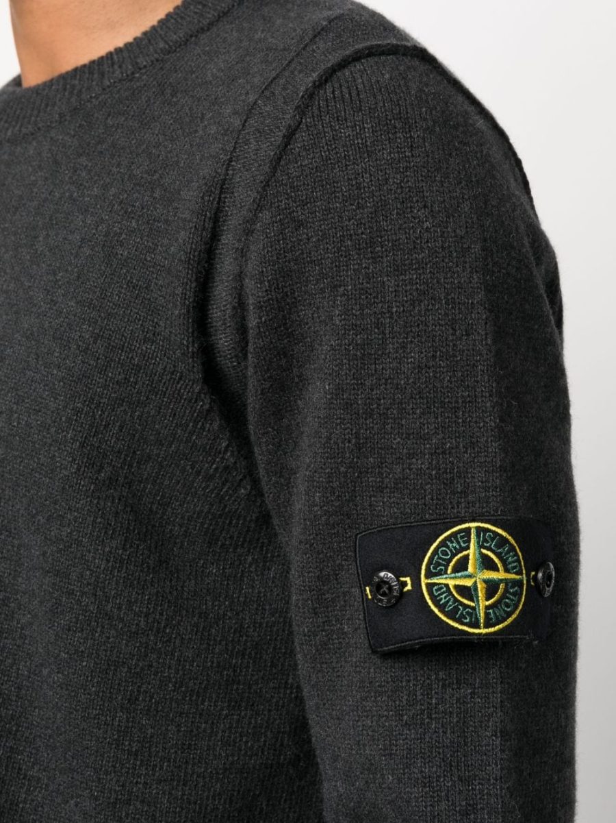 Stone island 2024 crew neck jumper