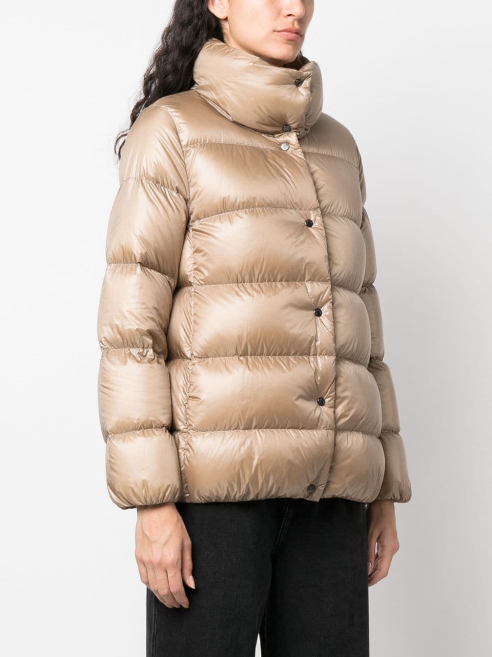 Moncler Bernache Teddy-Fleece Coat - Brown