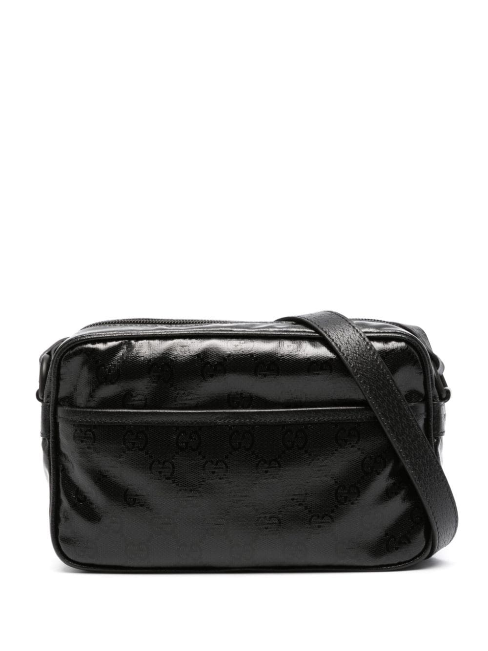 Gucci GG-debossed Leather Backpack in Black for Men