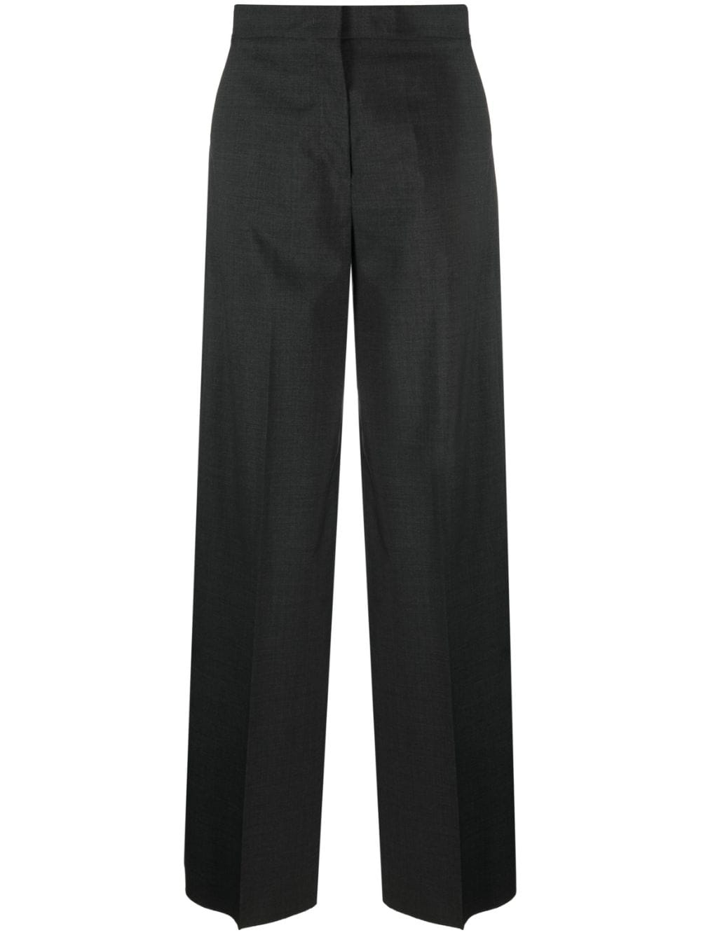 Pantalone palazzo in twill stretch donna