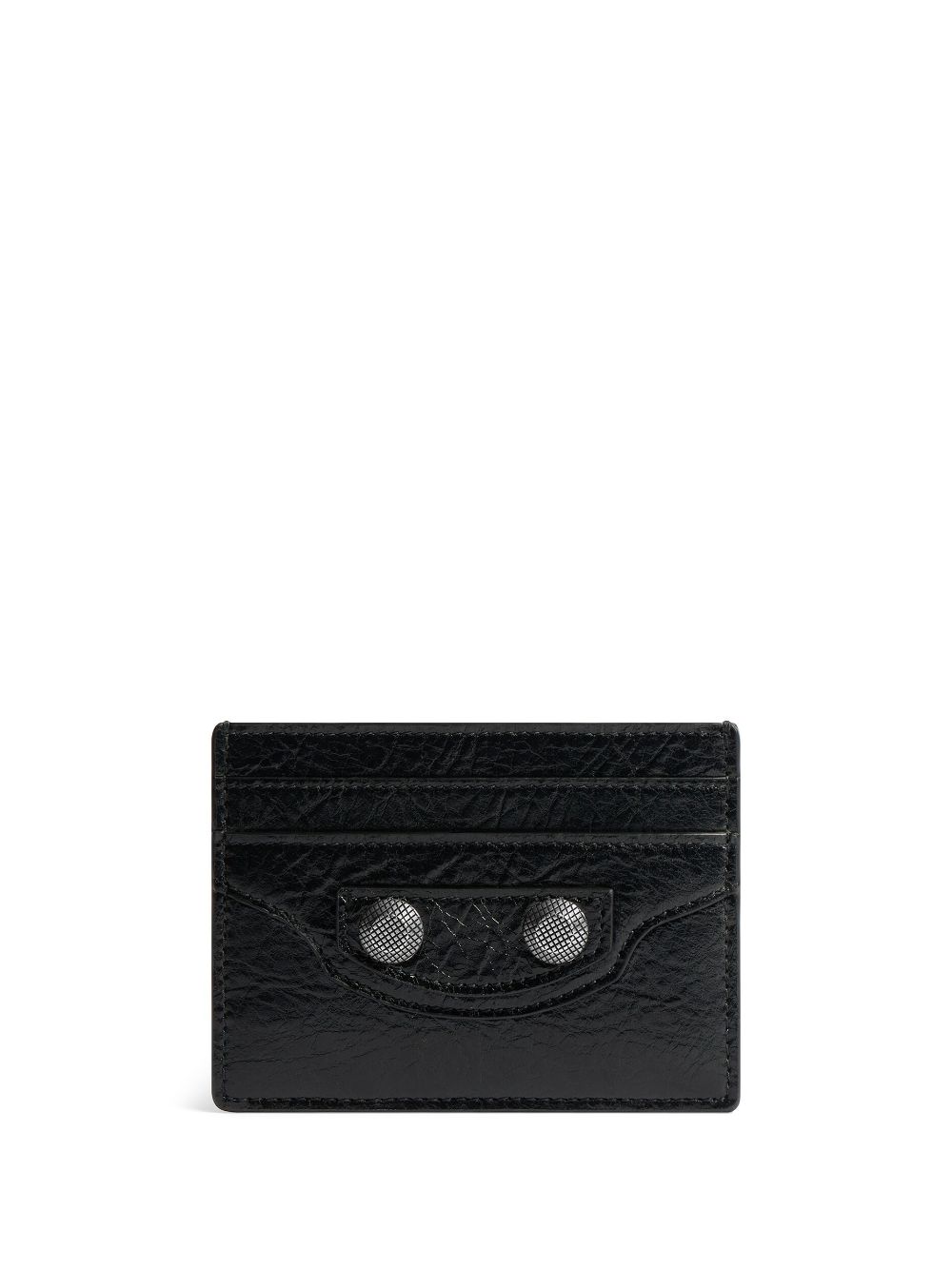 Saint Laurent Black Leather Card Holder Nd Donna Tu