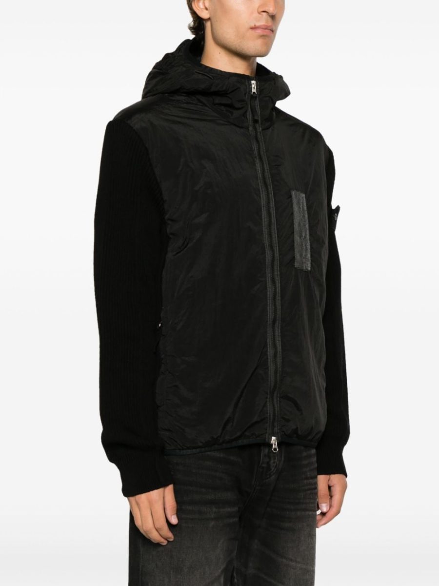 Stone island hotsell textured knit jacket