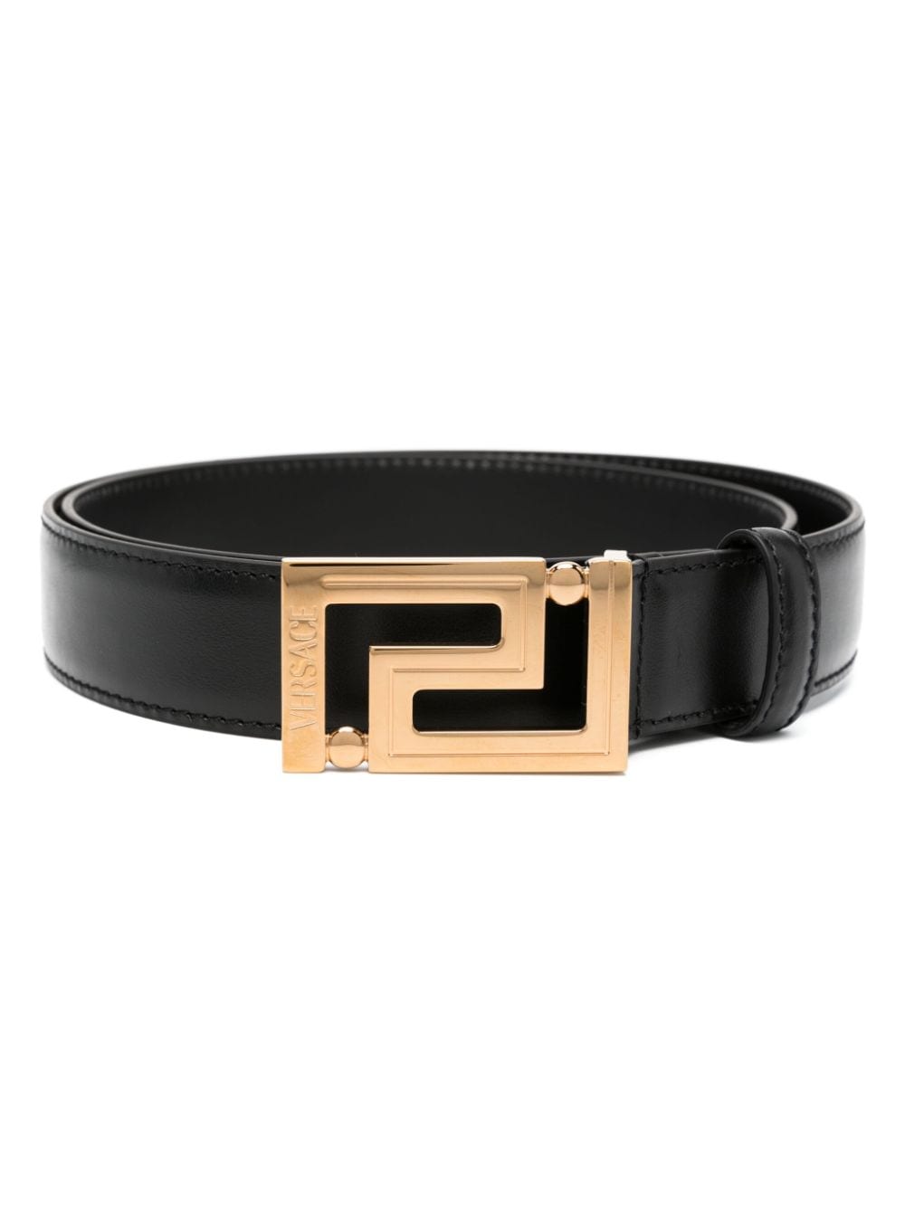 Black Thin Belt With Leather Loop And D Ring - AMI PARIS OFFICIAL LV