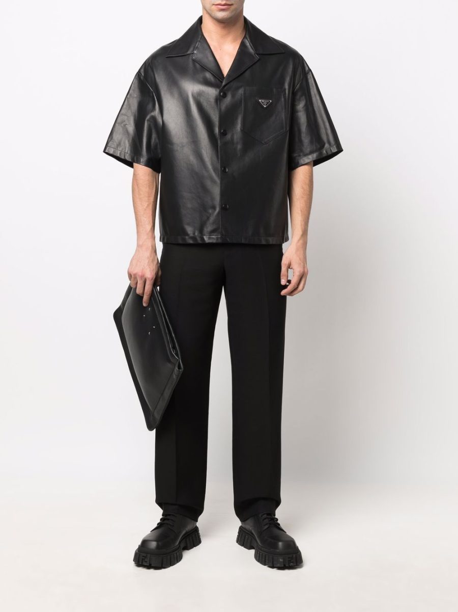 Prada Nappa Leather Shirt - Loschi Boutique