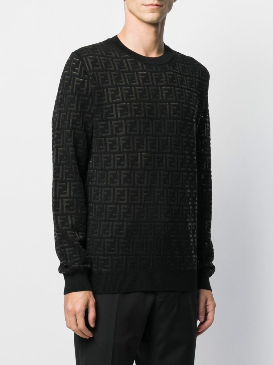 <strong>Fendi </strong><br>Maglia In Lana E Nylon - immagine 6