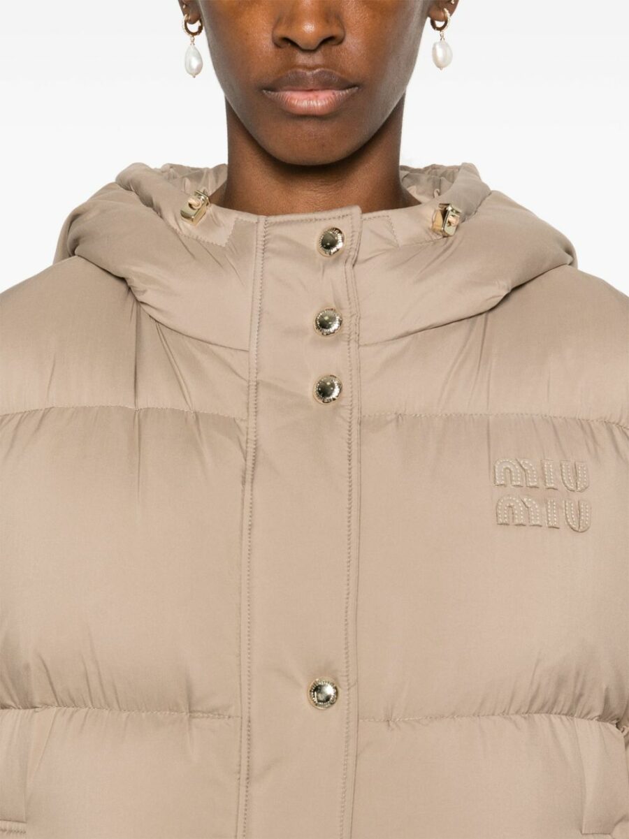 <strong>Miu Miu </strong><br>Tec Pongé Blouson - Image 3