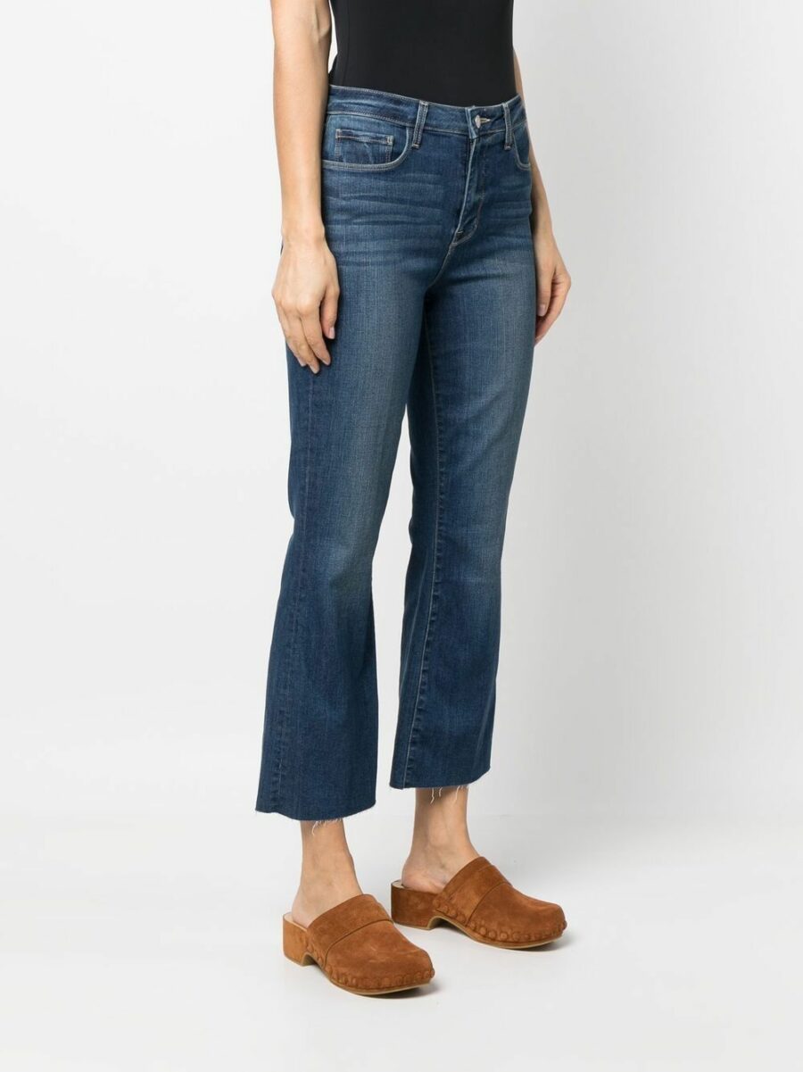 <strong>L'agence </strong><br>Crop Flare Jeans - Image 5