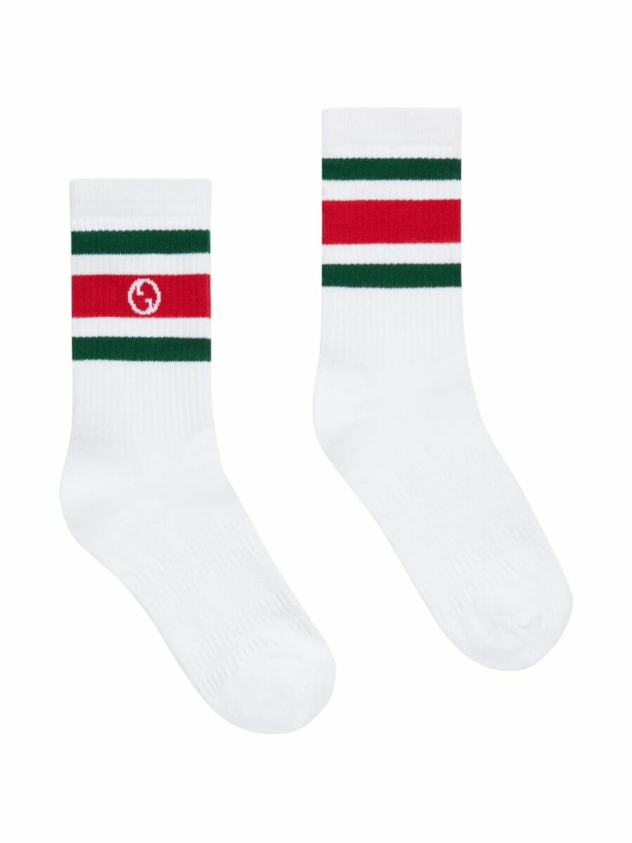 <strong>Gucci </strong><br>Round Interlocking G Cotton Socks - Image 3