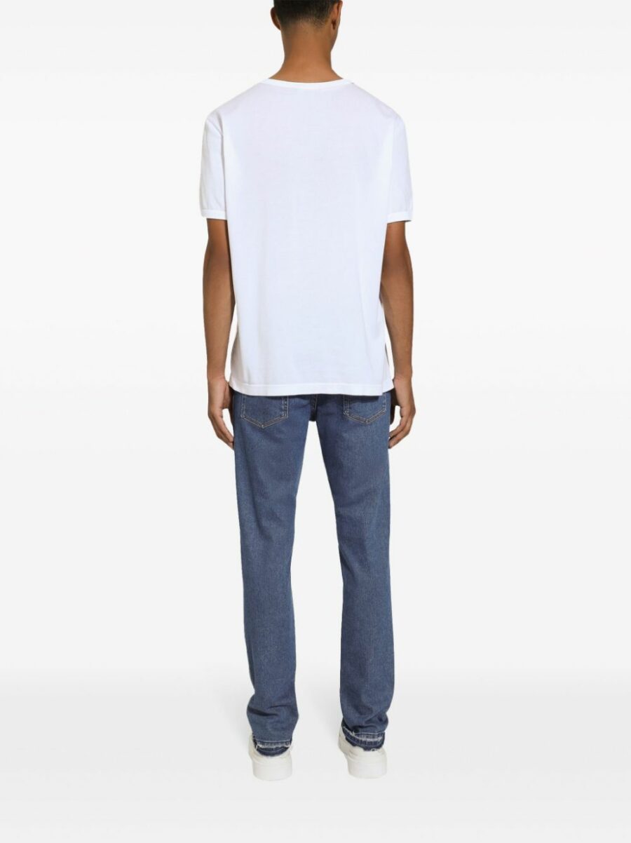 <strong>Dolce & Gabbana </strong><br>Slim-Fit Stretch Blue Denim Jeans - Image 5