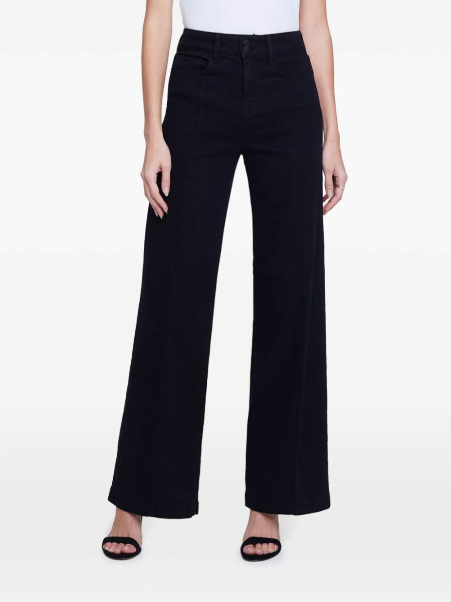 <strong>L'agence </strong><br>Wide Leg Seam Jeans - Image 3