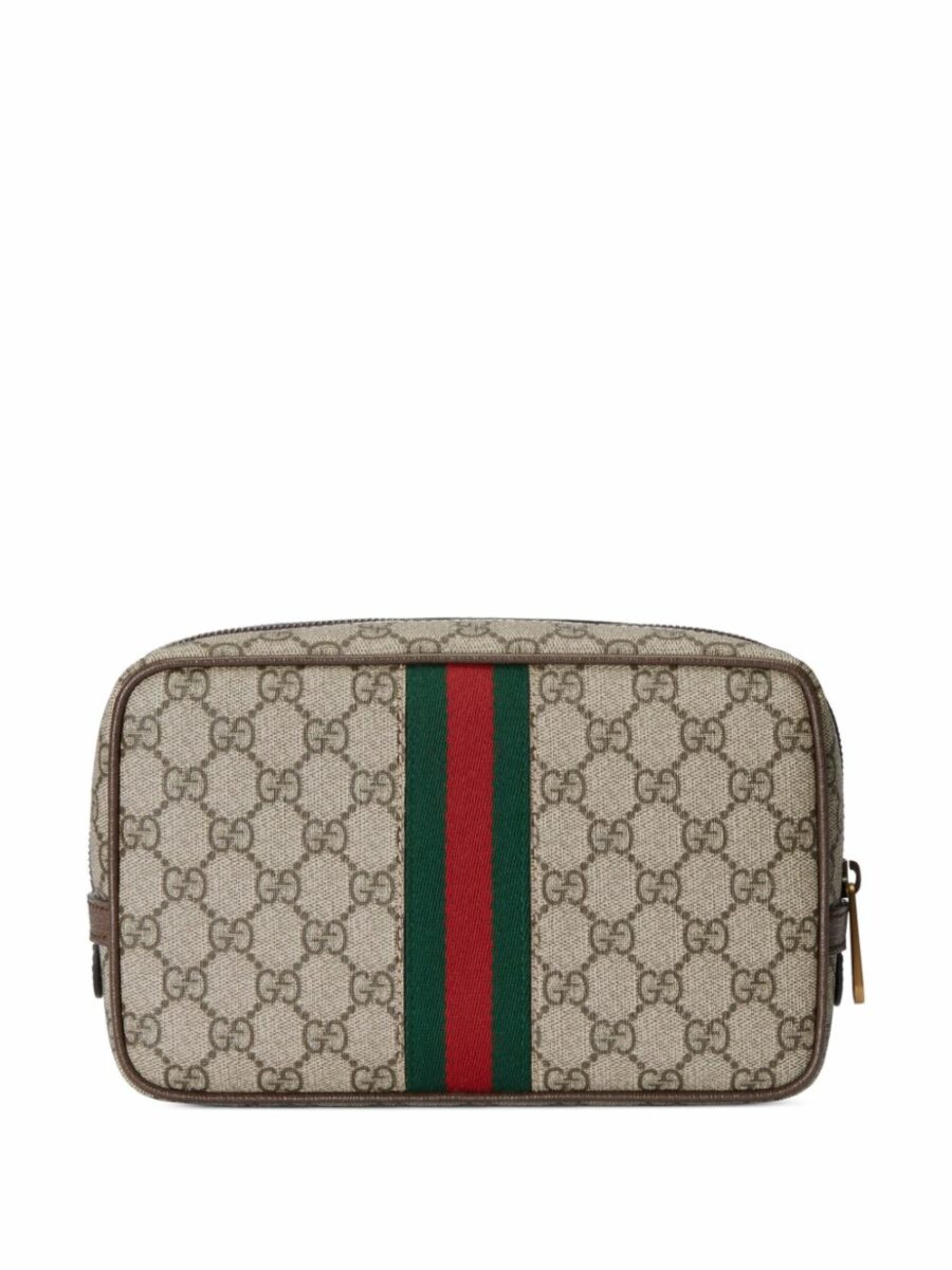 <strong>Gucci </strong><br>Savoy Toiletry Case With Web - Image 4