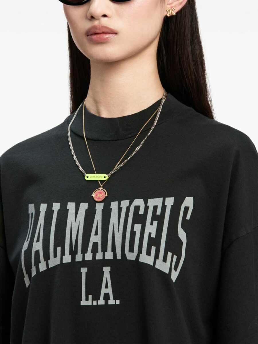 <strong>Palm Angels </strong><br>T-Shirt College - immagine 5