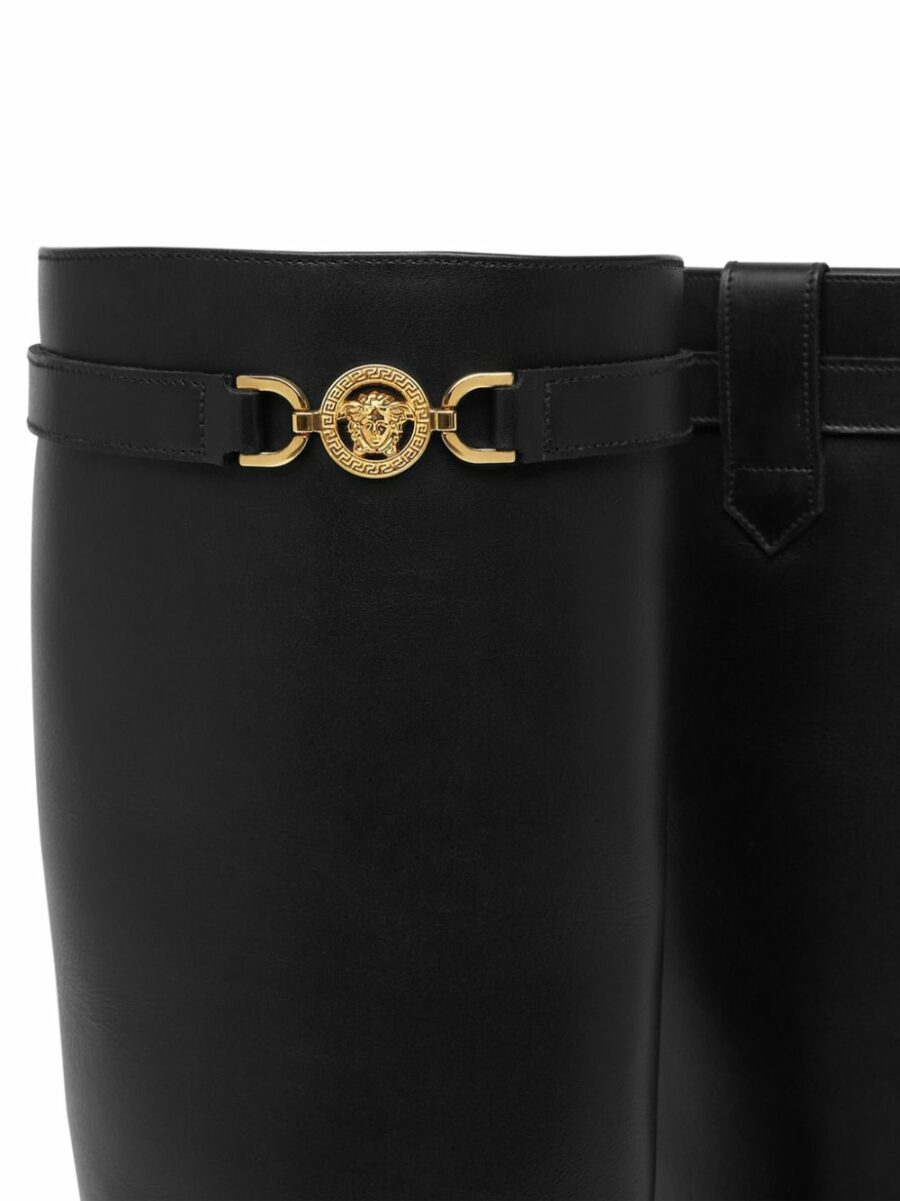 <strong>Versace </strong><br>Calf Leather Boots T.25 - Image 4