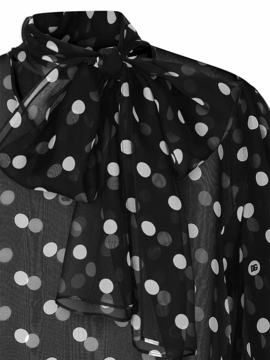 <strong>Dolce & Gabbana </strong><br>Polka Dot Top - Image 3