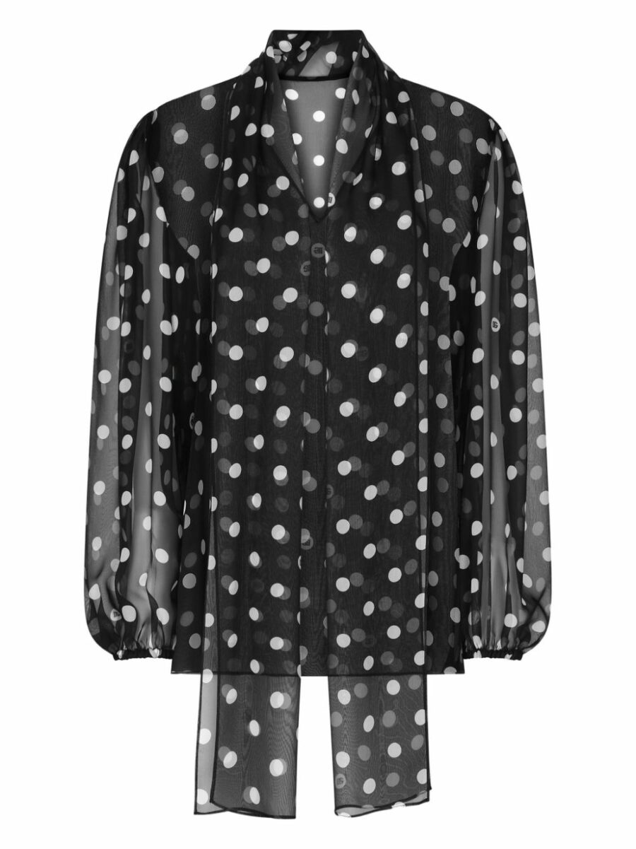 <strong>Dolce & Gabbana </strong><br>Polka Dot Top - Image 6