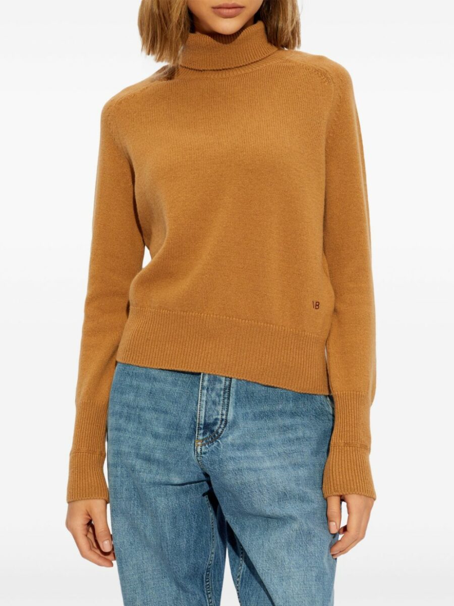 <strong>Victoria Beckham </strong><br>Polo Neck Jumper - Image 4