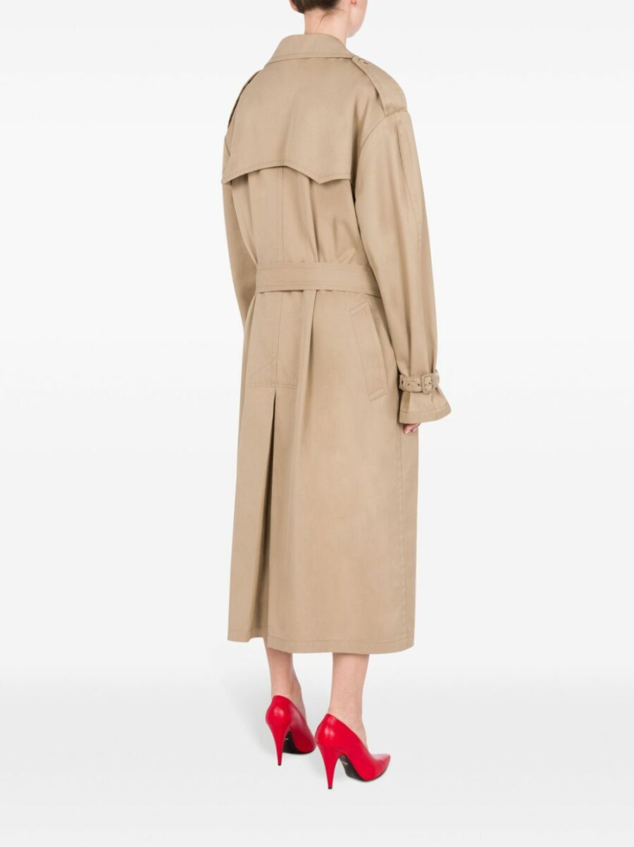 <strong>Moschino </strong><br>Cappotto Gabardine Di Cotone Nylon - immagine 3