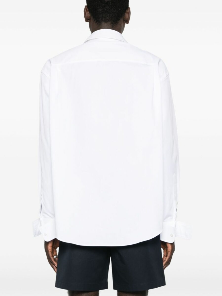 <strong>Gucci </strong><br>Cotton Poplin Shirt With  Detail - Image 3