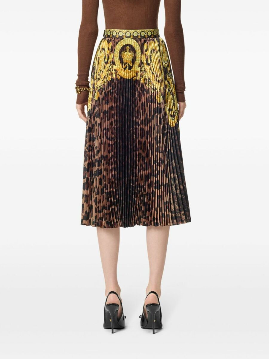 <strong>Versace </strong><br>Barocco Foulard Skirt - Image 5