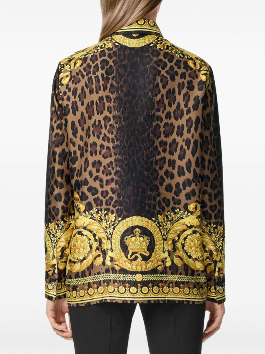 <strong>Versace </strong><br>Camicia Barocco In Seta - immagine 5