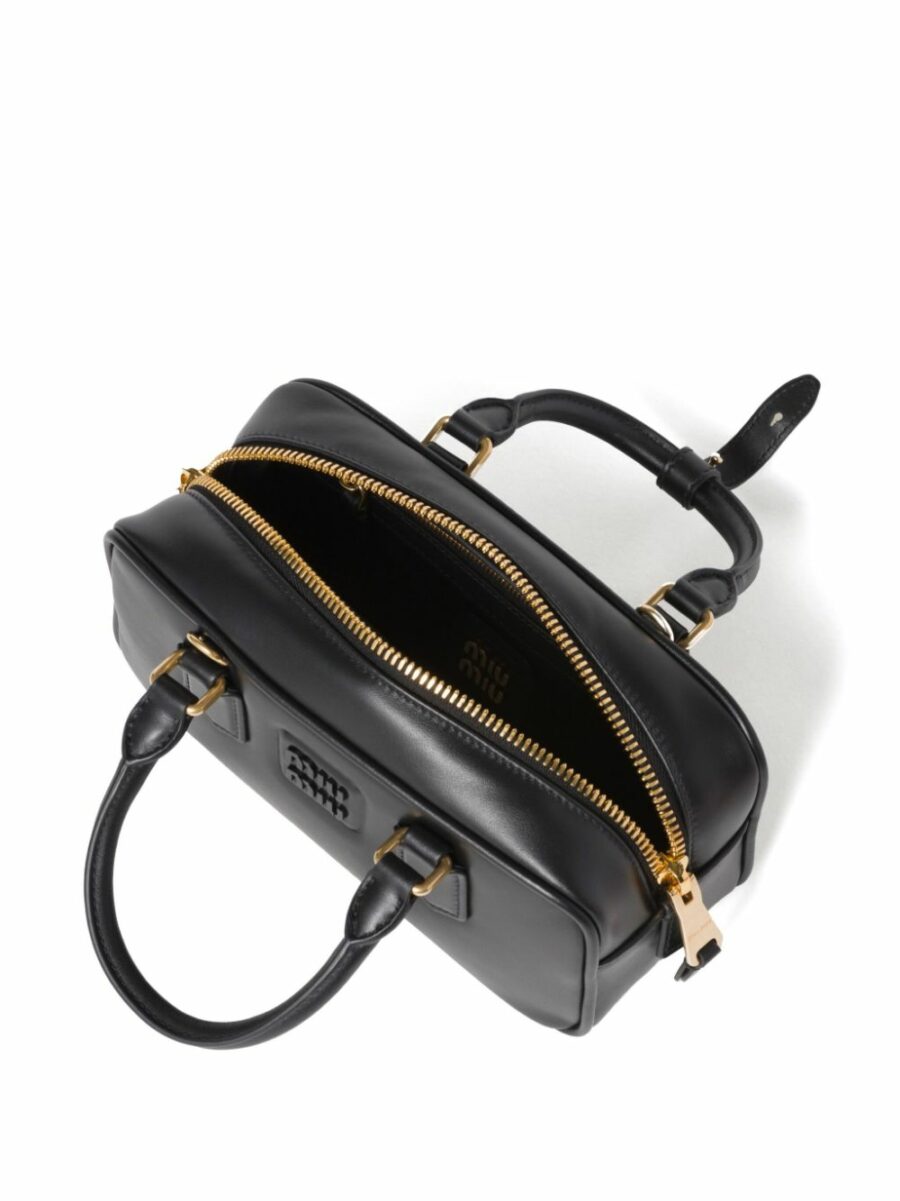 <strong>Miu Miu </strong><br>Arcadie Leather Bag - Image 3