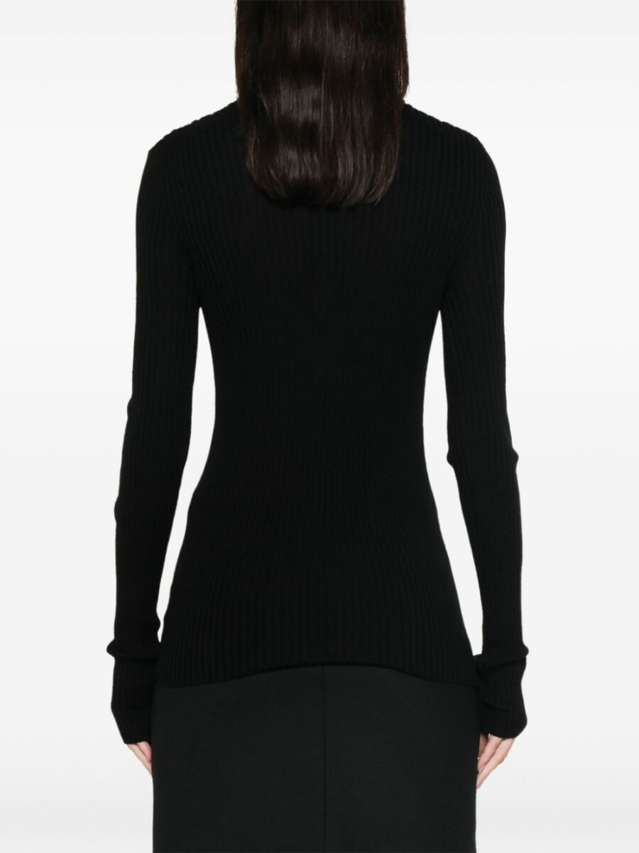 <strong>(Nude) </strong><br>Turtleneck Sweater - Image 3