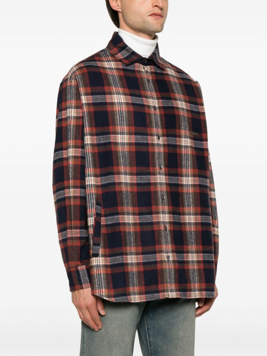 <strong>Darkpark </strong><br>Damon Check Japanese Cotton Shirt - Image 5