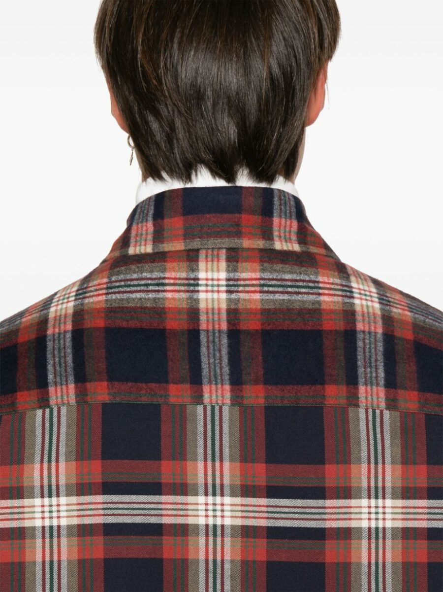 <strong>Darkpark </strong><br>Damon Check Japanese Cotton Shirt - Image 4