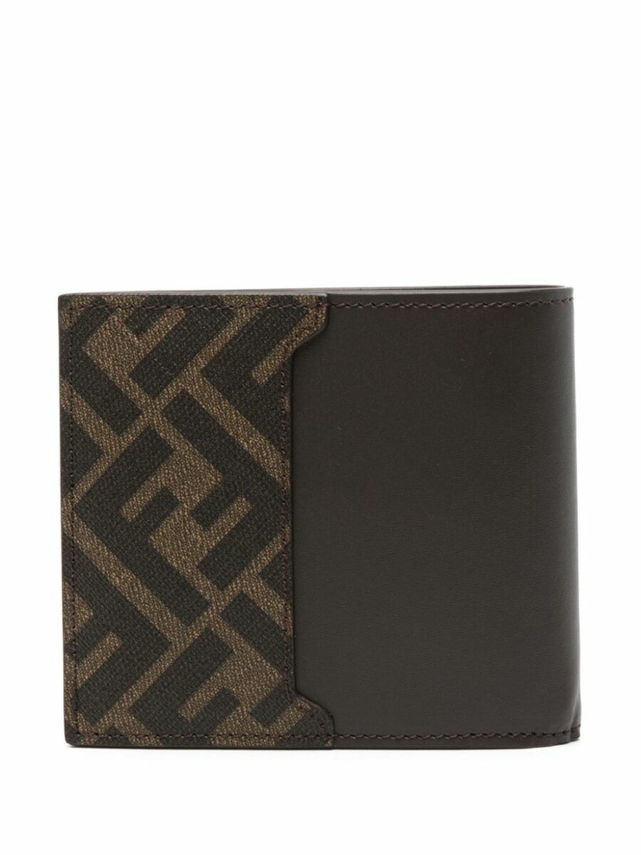 <strong>Fendi </strong><br>Portafoglio Bifold Squared Ff - immagine 3