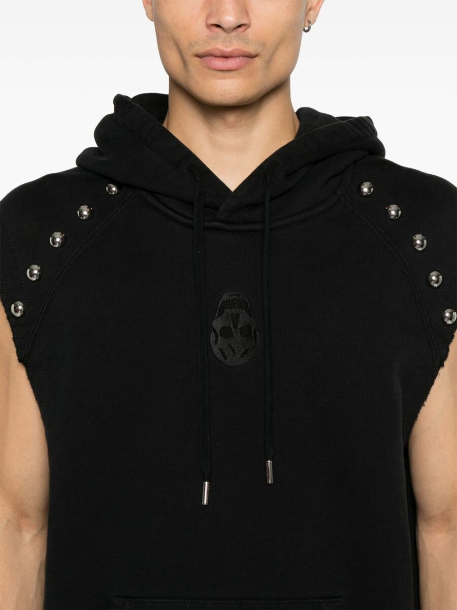 <strong>Alexander Mcqueen </strong><br>Sleeveless Hoodie - Image 3