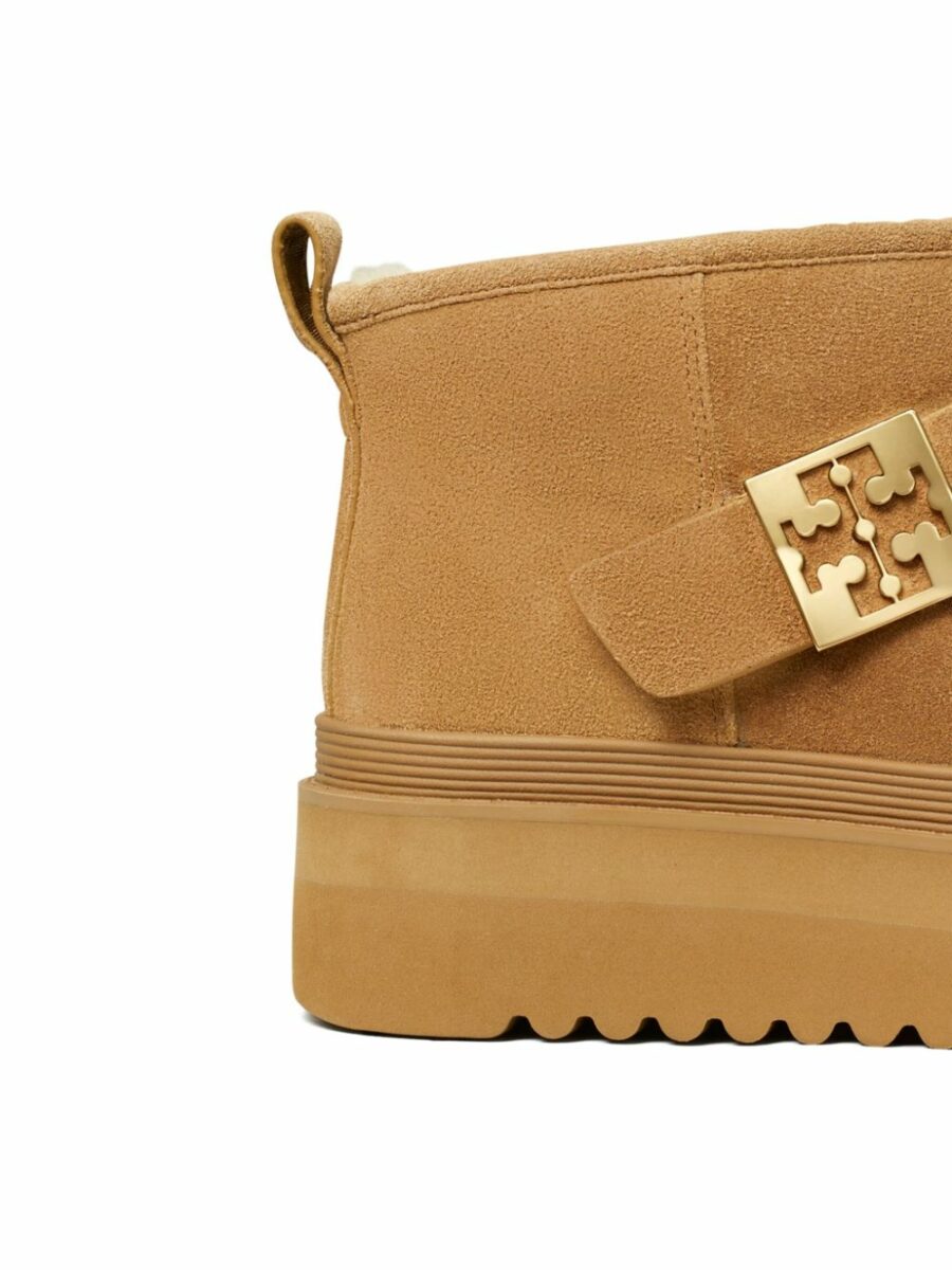 <strong>Tory Burch </strong><br>Mellow Shearling Platform Boots - Image 3