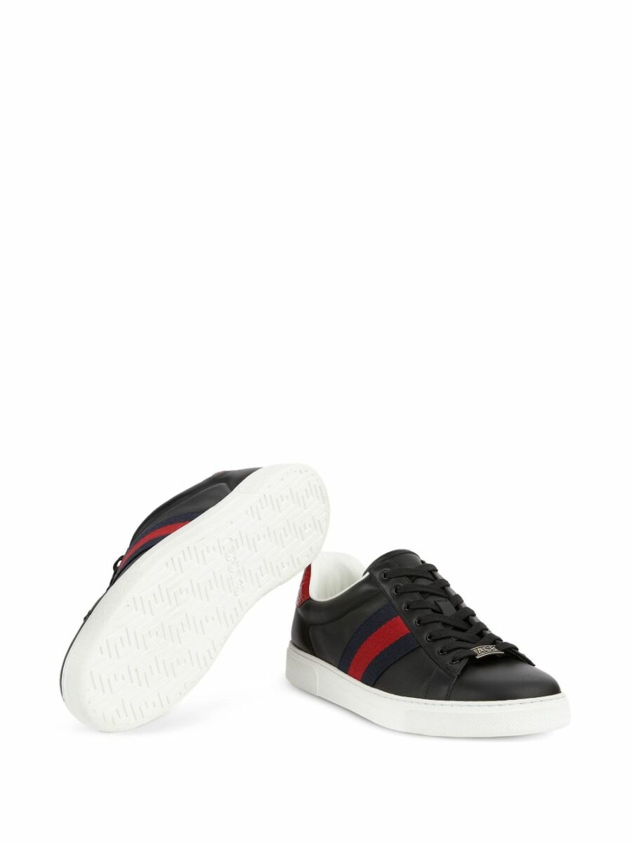 <strong>Gucci </strong><br>Men's  Ace Trainer With Web - Image 3