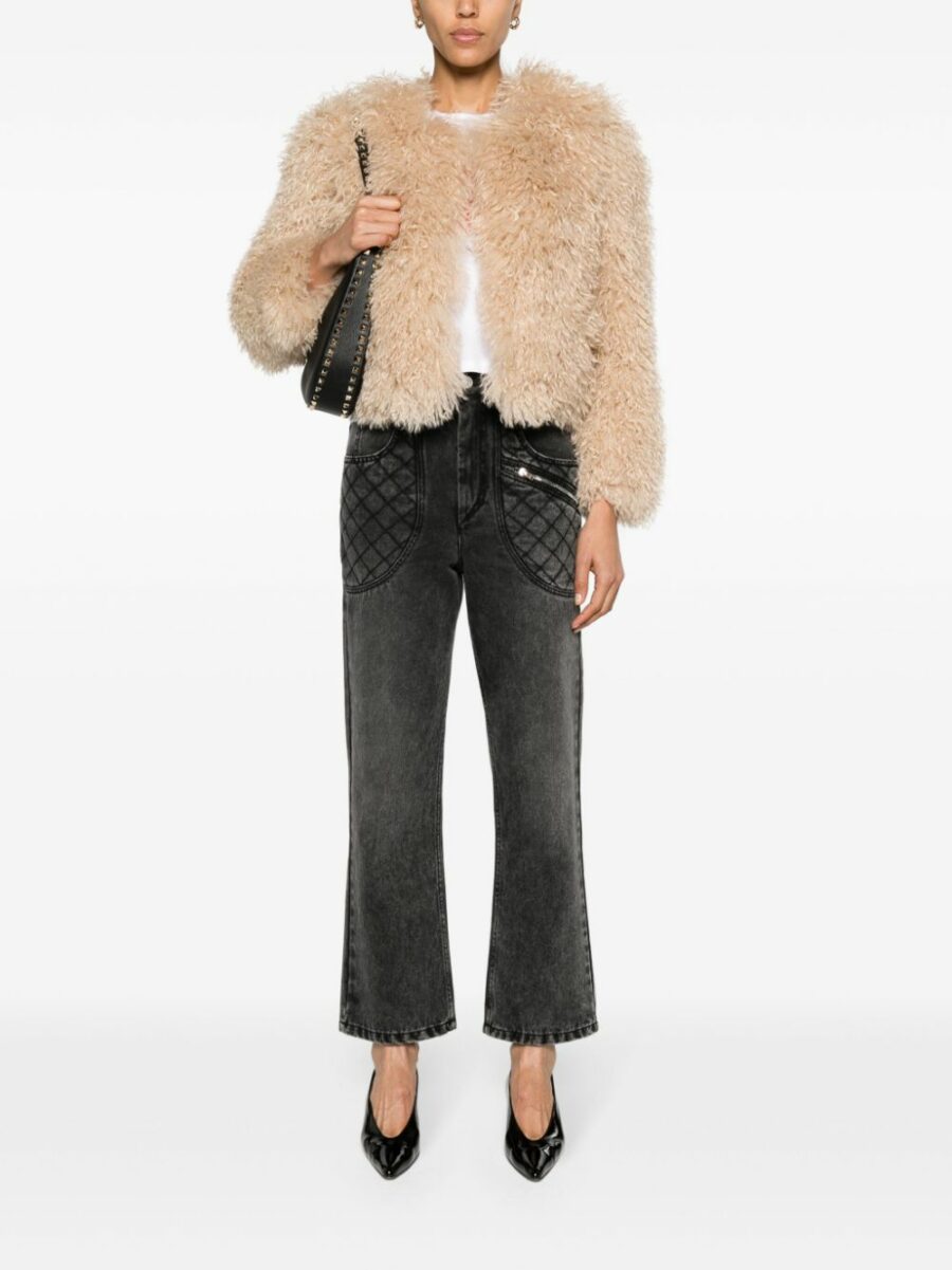 <strong>Isabel Marant </strong><br>Faustine Furry Jacket - Image 5