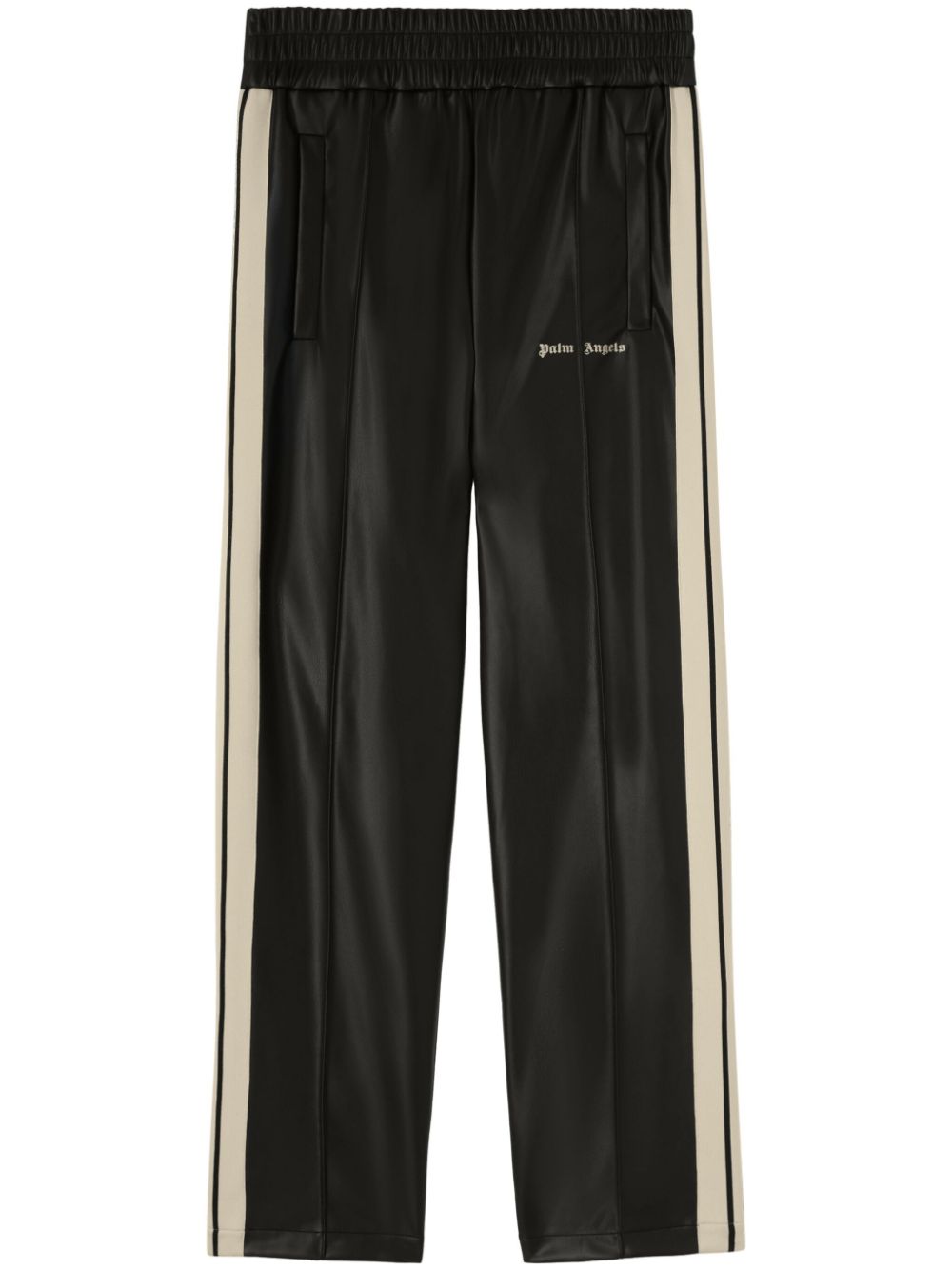 <strong>Palm Angels </strong><br>Leather Effect Track Pants