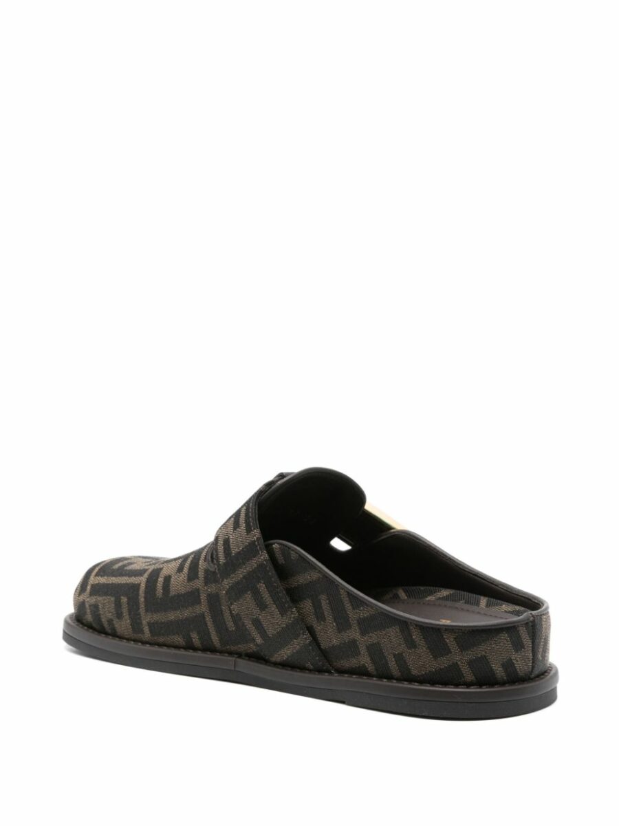 <strong>Fendi </strong><br>Feel Jacquard Ff Sandals - Image 3