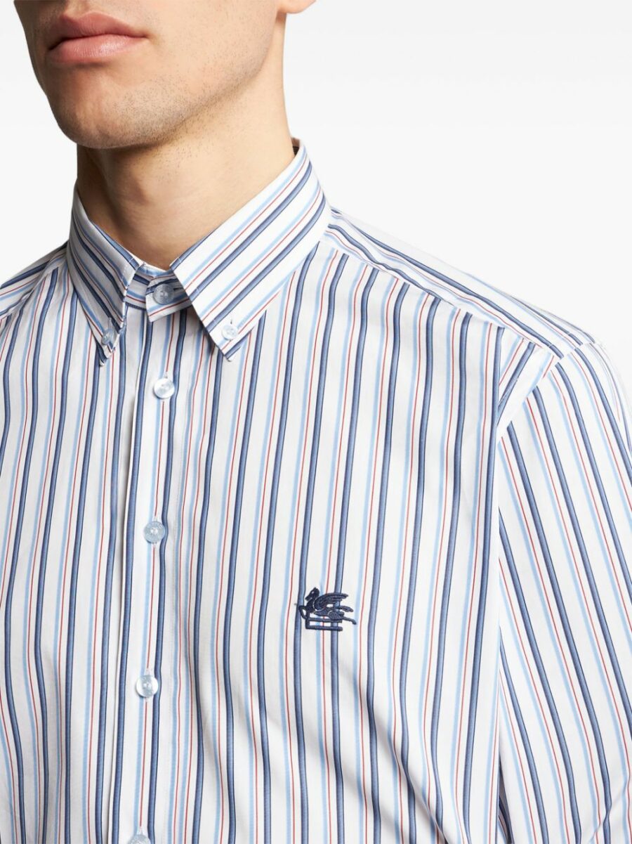 <strong>Etro </strong><br>Camicia Roma Logo Bd - immagine 4