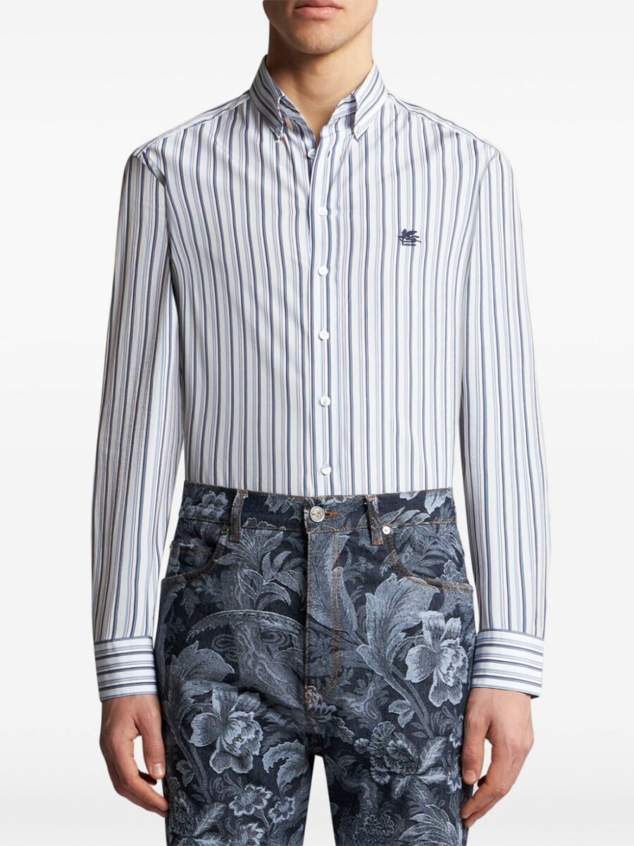 <strong>Etro </strong><br>Camicia Roma Logo Bd - immagine 6