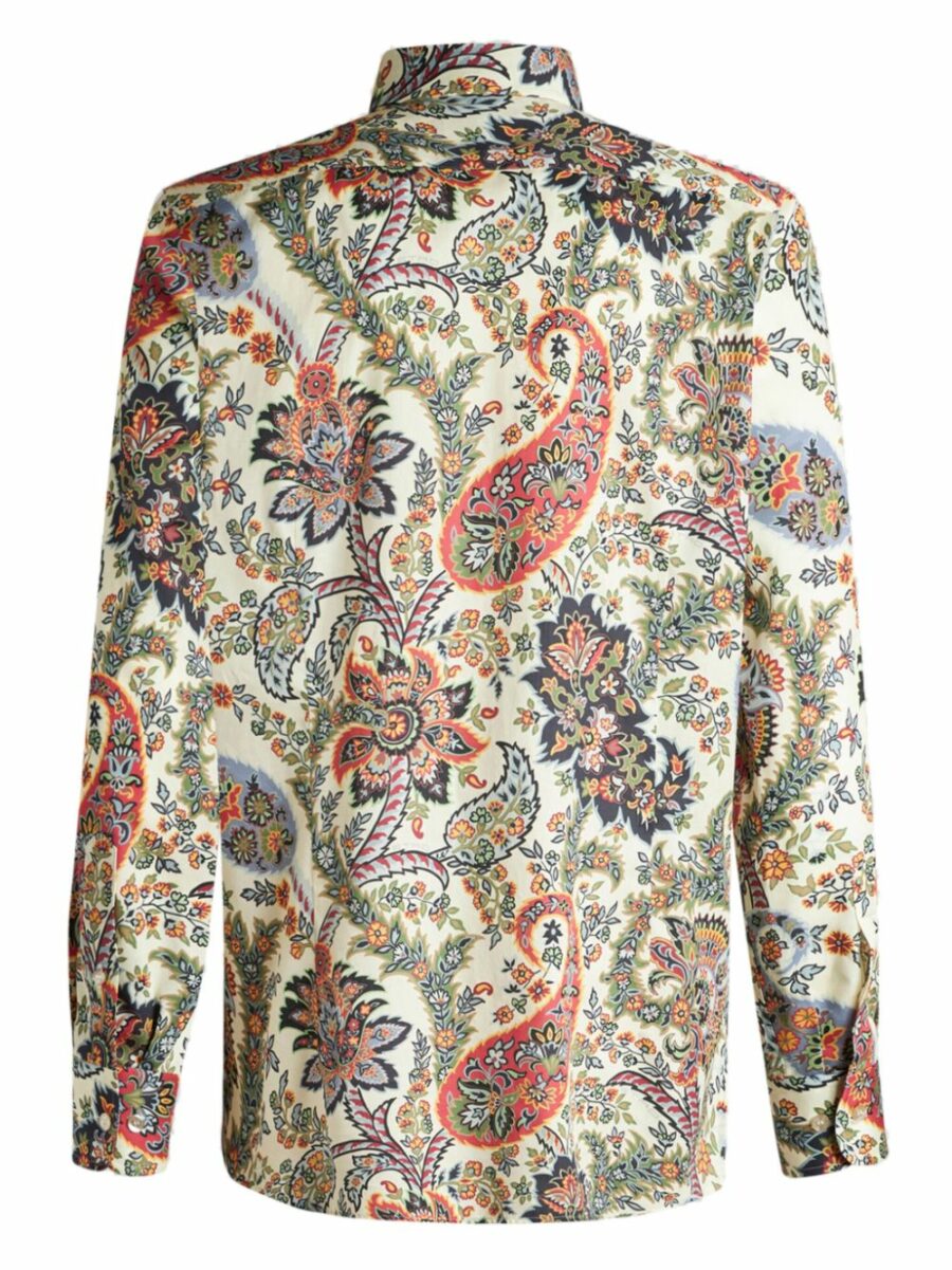 <strong>Etro </strong><br>Camicia Roma F.Do Beige - immagine 6