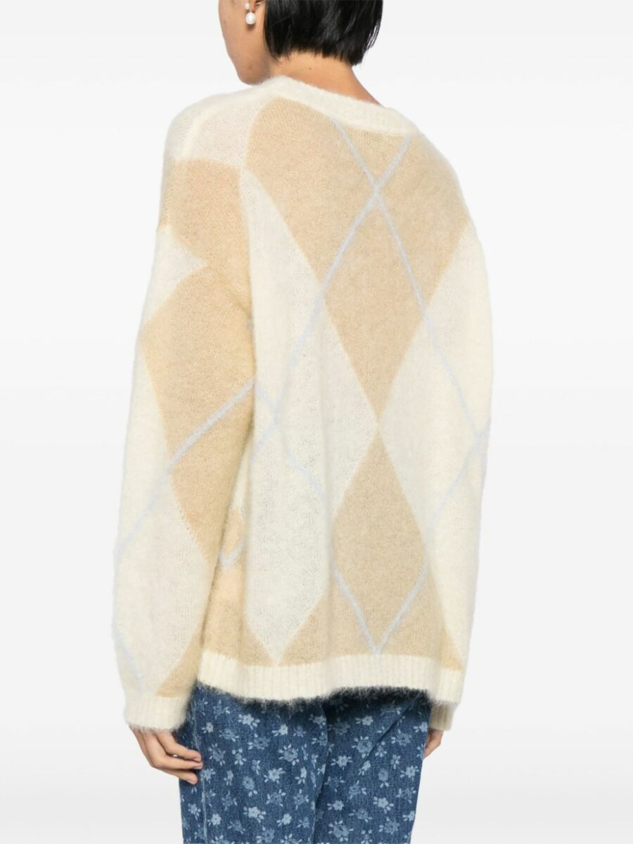 <strong>Ganni </strong><br>Light Mohair O-Neck Pullover - Image 3