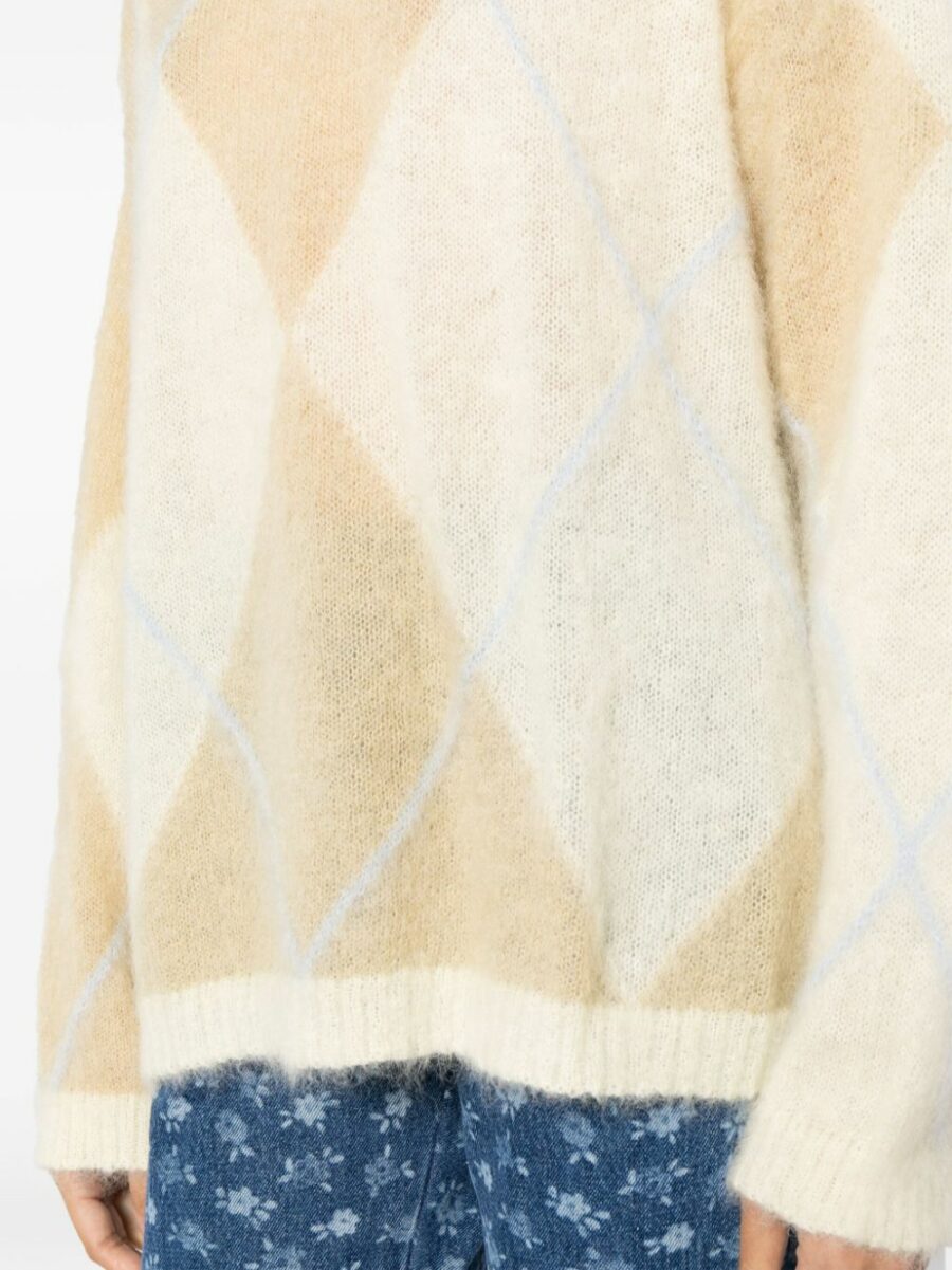 <strong>Ganni </strong><br>Light Mohair O-Neck Pullover - Image 4