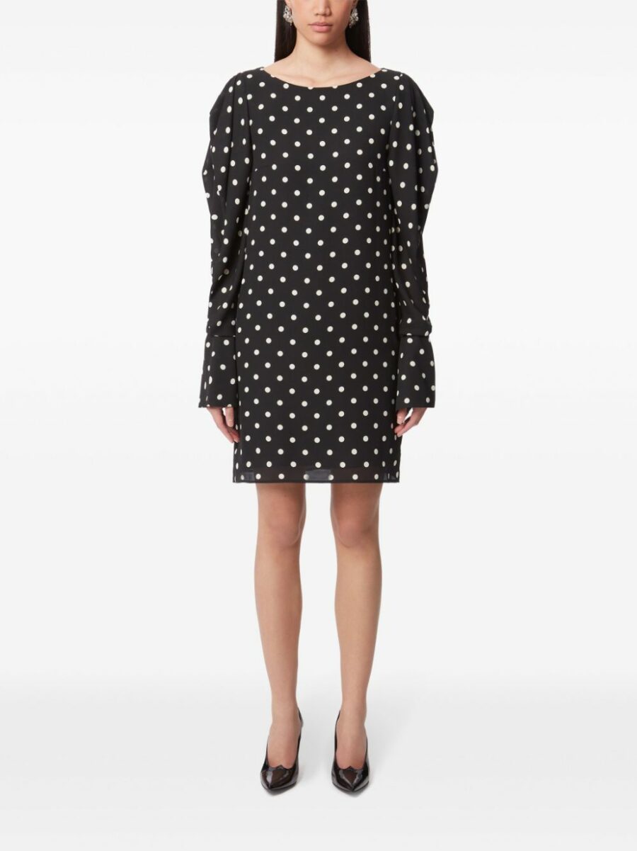 <strong>Nina Ricci </strong><br>Polka Dot Mini Dress - Image 5