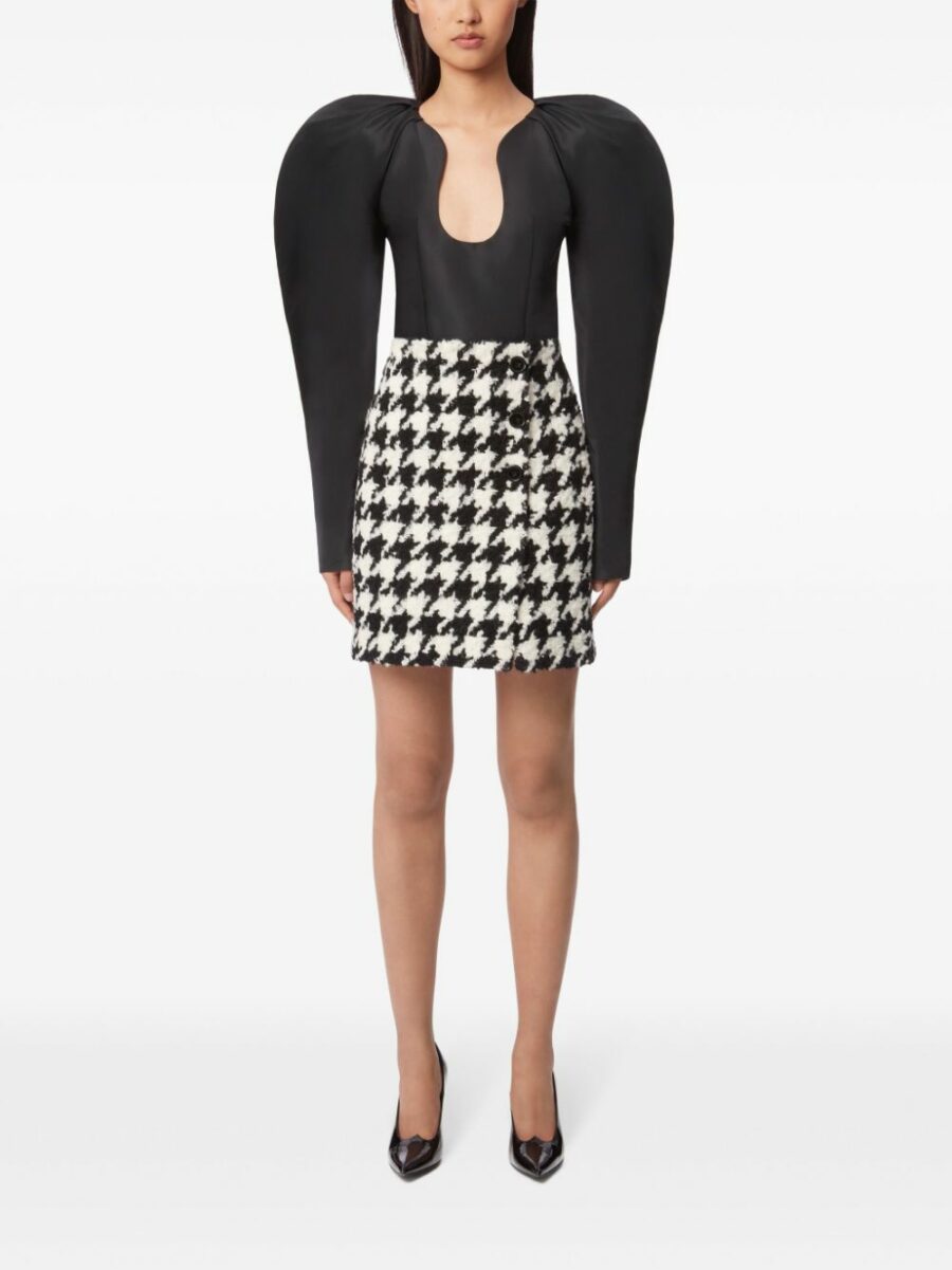 <strong>Nina Ricci </strong><br>Pied De Poule Mini Skirt - Image 4