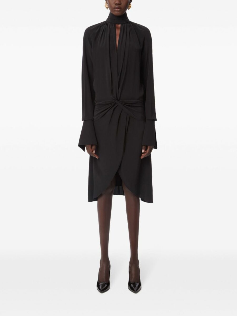 <strong>Nina Ricci </strong><br>Silk Midi Dress - Image 3