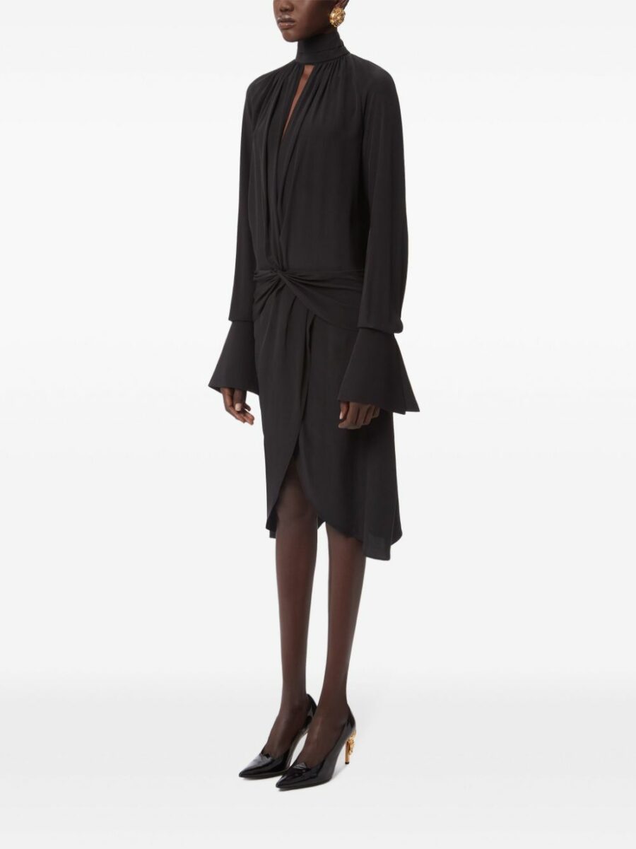 <strong>Nina Ricci </strong><br>Silk Midi Dress - Image 4