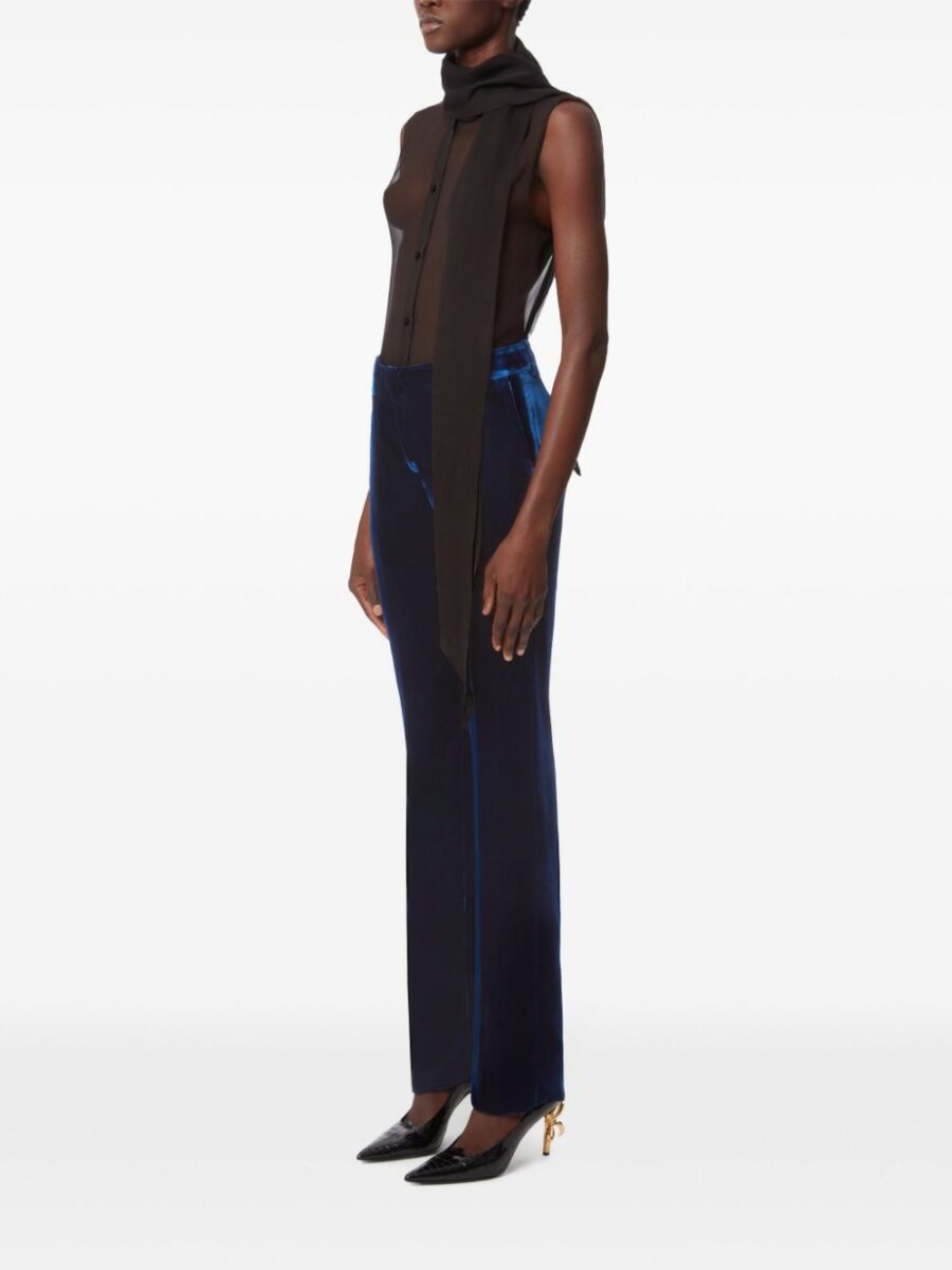 <strong>Nina Ricci </strong><br>Velvet Pants - Image 3